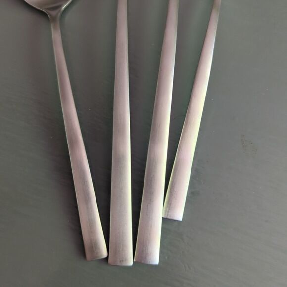 Costa Nova Vela Brushed Flatware 4 Pieces Forks Spoons - Picture 2 of 6